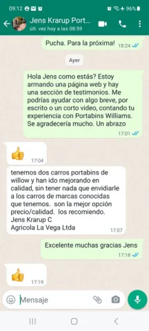 Testimonio visual publicado por Portabins Williams, imagen 1