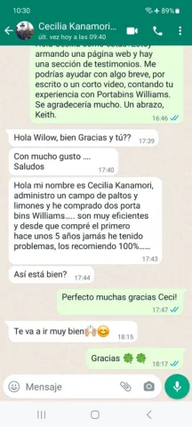 Testimonio visual publicado por Portabins Williams, imagen 4